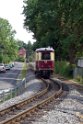 Seltener Besuch aus Zittau, der Triebwagen VT 137 bei der Lößnitzgrundbahn
