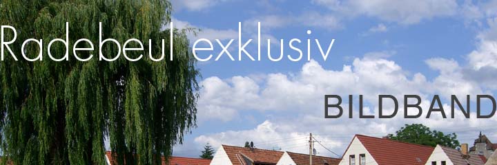 Foto Motivausschnitt Radebeul Naundorf mit Schrift: Radebeul exklusiv Bildband