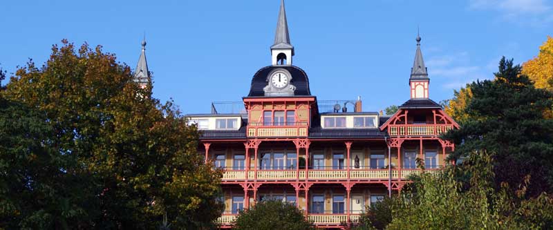 Foto Motivausschnitt ehemaliges Bilz-Sanatorium in Radebeul