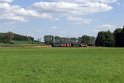 Traditionsbahn Radebeul mit historischen Zug auf der langen Geraden vor Berbisdorf