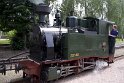 Neubau der historischen Dampflok I K vor der Abfahrt im Bahnhof Moritzburg