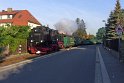 Stadtdurchfahrt der Lößnitzgrundbahn in Radebeul