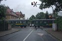 Ortsdurchfahrt der Lößnitzgrundbahn in Radebeul
