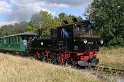 Historische Schmalspurlokomotive IV K der Lößnitzgrundbahn