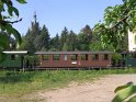 Stadtdurchfahrt historischer Wagen der Traditionsbahn Radebeul e.V. Königlich Sächsische Staatseisenbahngesellschaft um 1912