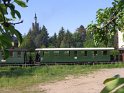 Stadtdurchfahrt historischer Wagen der Traditionsbahn Radebeul e.V. Deutsche Reichsbahn 1929