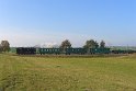 Die Lößnitzgrundbahn auf freiem Feld vor Moritzburg