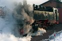 Dampfstoß einer Dampflok der Lößnitzgrundbahn