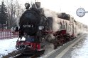 Abfahrbereite Lößnitzgrundbahn im Heimatbahnhof Radebeul-Ost