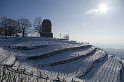 Bismarckturm auf den Weinbergen über Radebeul